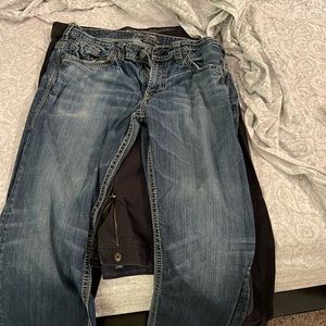 Silver jeans